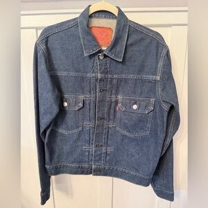 Levi’s 507XX Type 2 Big E Selvedge Denim Jacket Size 40 90’s